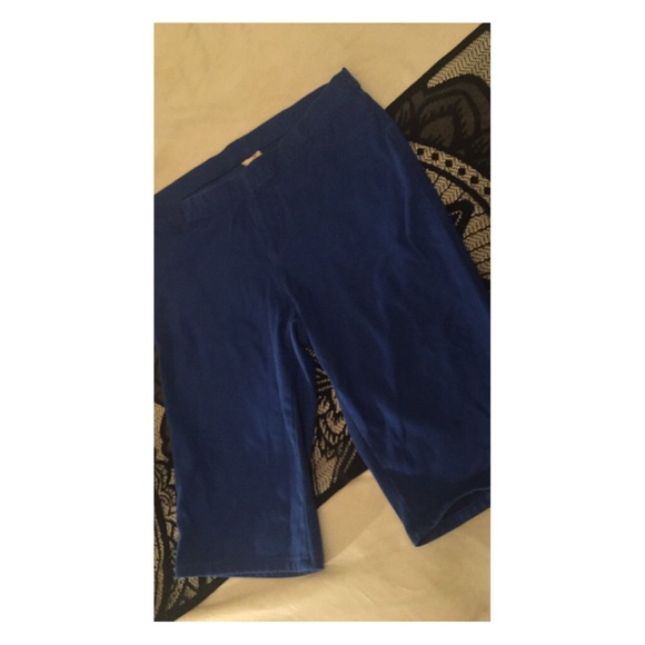 🧩 Blue Capris 🧩 - Picture 1 of 2